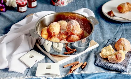 Petits beignets à la cannelle/citron vert