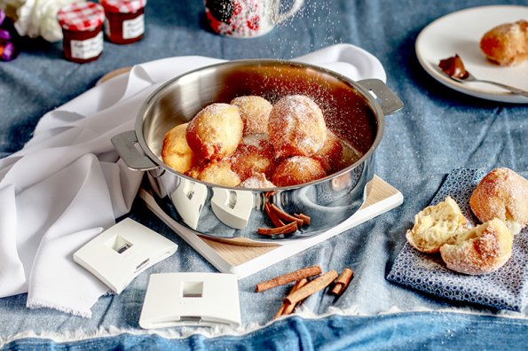 Petits beignets à la cannelle/citron vert