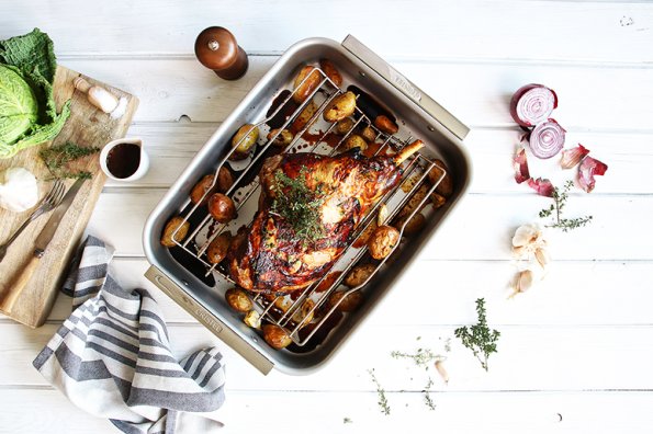 Gigot d'agneau à la fleur de thym