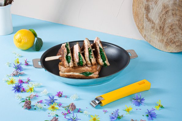 Croque monsieur saumon boursin