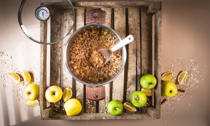 Croustade de pommes au sirop d'érable
