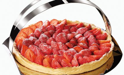 Tarte sablée à la fraise Gariguette et crème pâtissière à la vanille