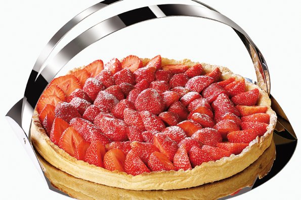 Tarte sablée à la fraise Gariguette et crème pâtissière à la vanille