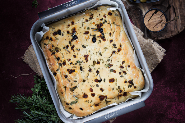 Focaccias mit Oliven