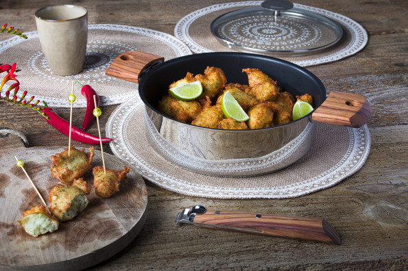 Frittierte Kabeljaubällchen