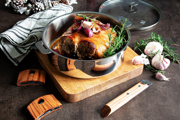 Agneau braisé au romarin et à l'ail