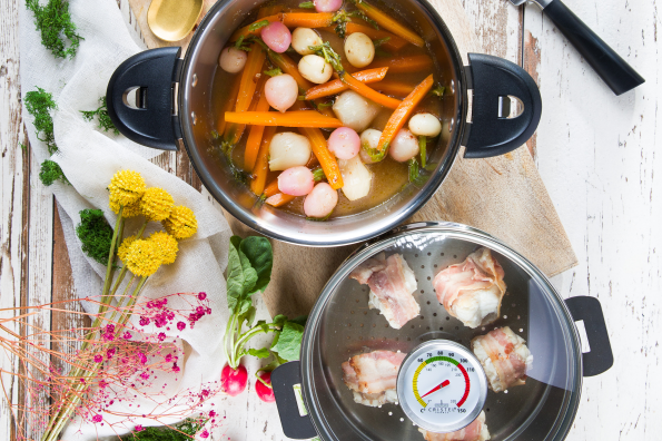 MEDAILLONS DE LOTTE AUX LEGUMES RACINES