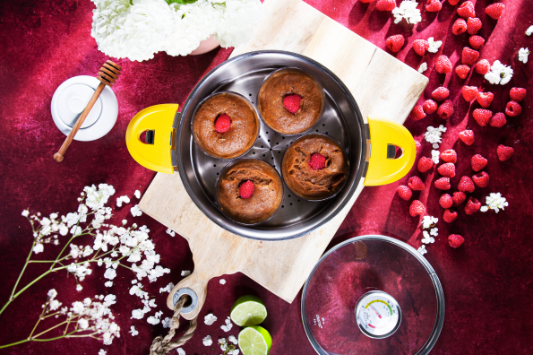 MUFFINS BETTERAVE CŒUR FRAMBOISE