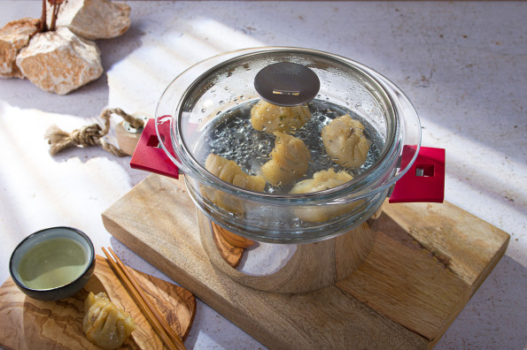 Steamed beef curry bites