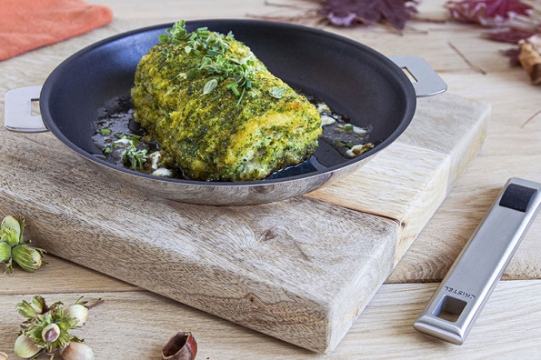 Poisson pané aux herbes