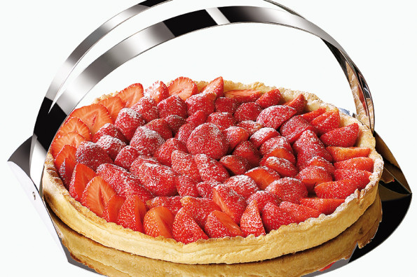 Tarte sablée à la fraise Gariguette et crème pâtissière à la vanille