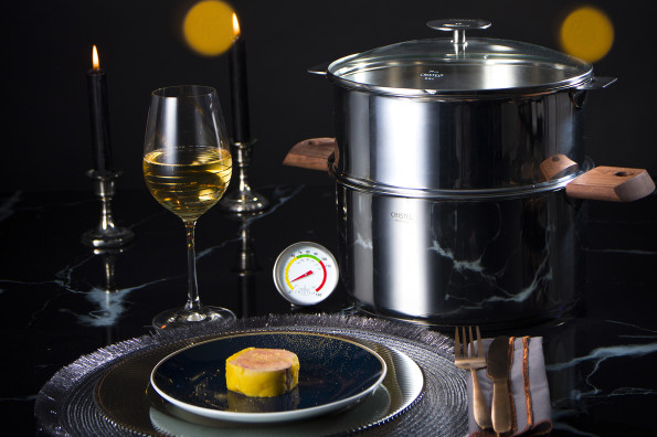 Foie gras mi cuit au piment d'Espelette