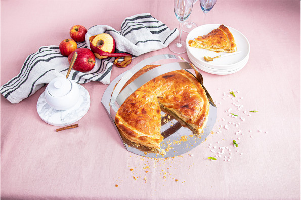 Galette des rois pommes caramel beurre salé