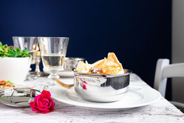 Nids croustillants de chèvre à la figue