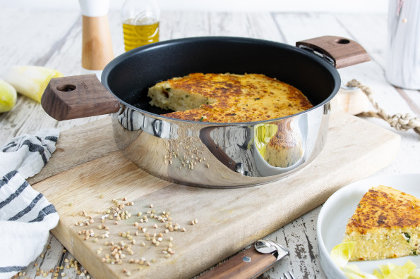 Polenta Breizh et salade d'endive