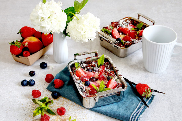 Clafoutis aux fruits rouges