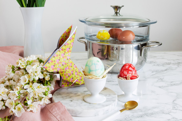 Oeufs de Pâques craquelés