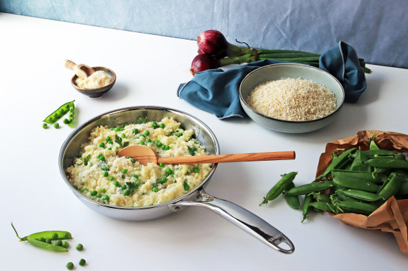 Risotto aux petits pois