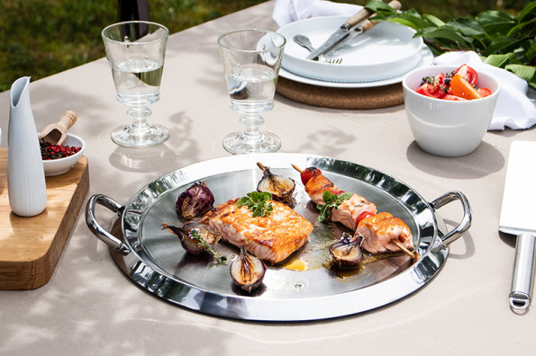 Saumon laqué au sirop d'érable