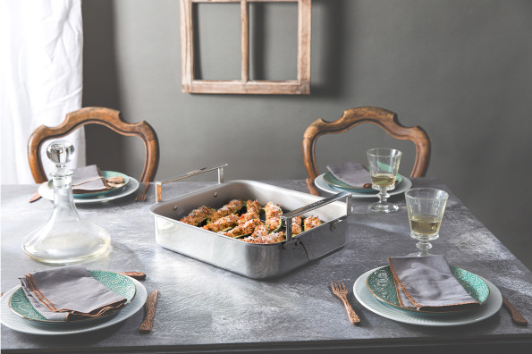 Courgette farcie au thon et à la tomate