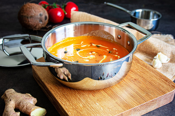 Velouté de tomates au lait de coco