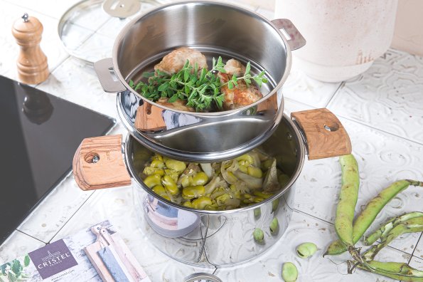 Filet mignon de veau aux fèves et artichauts poivrade