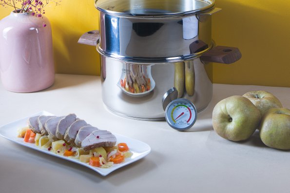 Filet mignon de porc aux pommes et sirop d'érable