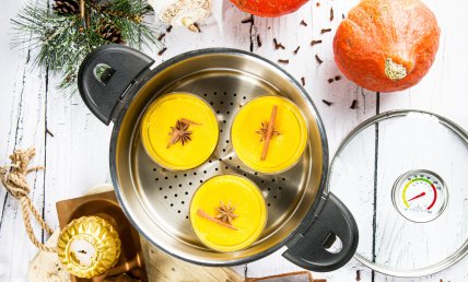 FLANS DE POTIMARRON AUX EPICES DE NOEL