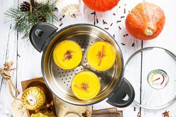 FLANS DE POTIMARRON AUX EPICES DE NOEL