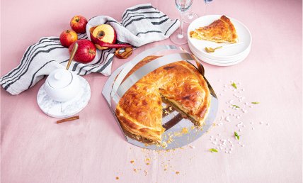 Galette des rois pommes caramel beurre salé