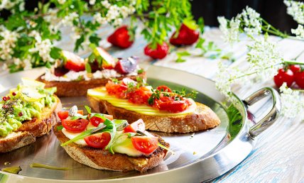 Tartines à la plancha