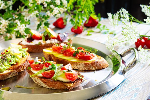 Tartines à la plancha