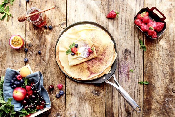 Crêpe aux fruits rouges