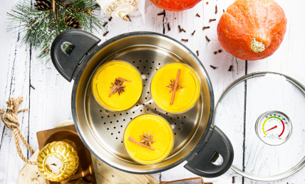 FLANS DE POTIMARRON AUX EPICES DE NOEL