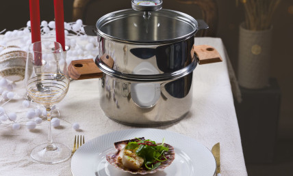 SAINT JACQUES VAPEUR À L’ASIATIQUE