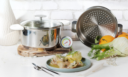 AILE DE RAIE VAPEUR & FENOUIL BRAISÉ A L’ORANGE