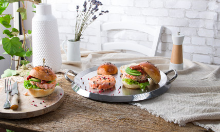 Burger de saumon à la plancha