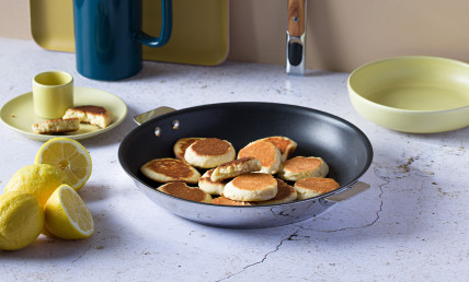 Biscuits citron à la poêle et sans four