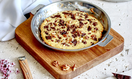 Cookie moelleux à la poêle sans four