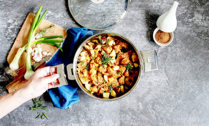 Agneau et pommes de terre