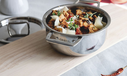 Crumble tomates et piment d'Espelette