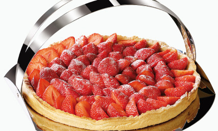 Tarte sablée à la fraise Gariguette et crème pâtissière à la vanille
