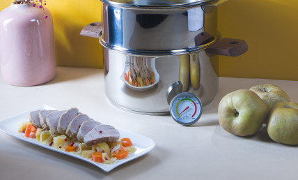 Filet mignon de porc aux pommes et sirop d'érable