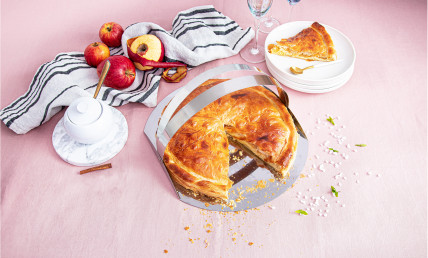 Galette des rois pommes caramel beurre salé