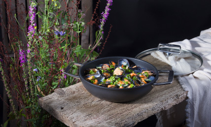 Mouclade - curry flavored mussel stew from Charente