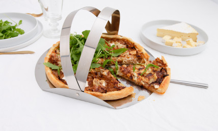 Tarte à l'oignon et au brie