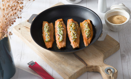 Truite laquée sauce soja