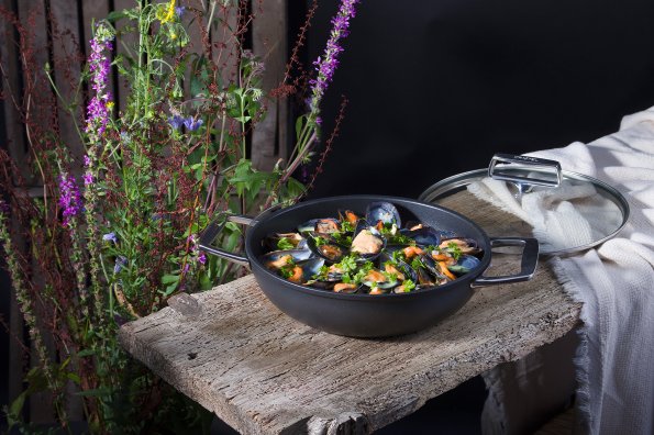 Mouclade - curry flavored mussel stew from Charente