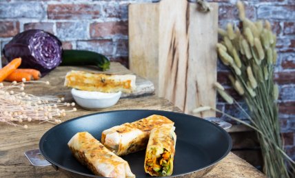 Rouleaux croustillants de légumes