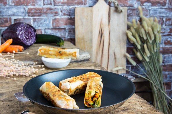 Rouleaux croustillants de légumes